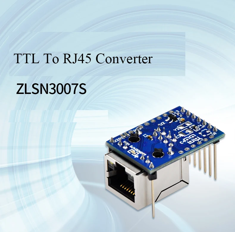 

Преобразователь последовательного порта TTL в Ethernet RJ45, устройство для сервера ZLSN3007S, поддержка порта Modbus RTU TCP IoT