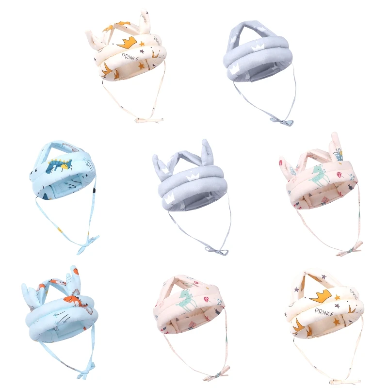 

2022 New Baby Toddler Anti-collision Protective Hat Baby Safety Helmet Soft Comfortable Head Security Protection Hat Adjust