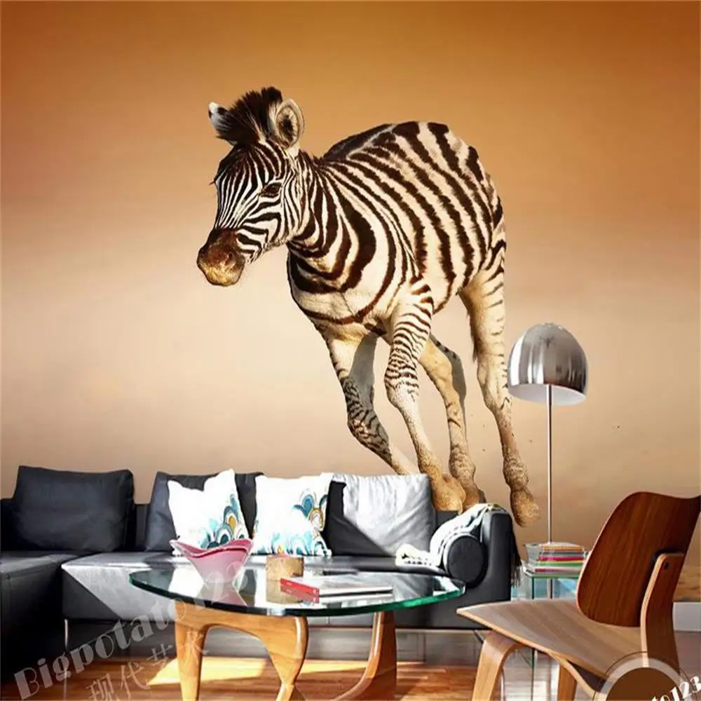 Настенные 3D-обои по индивидуальному размеру рисунок диких животных гепарда