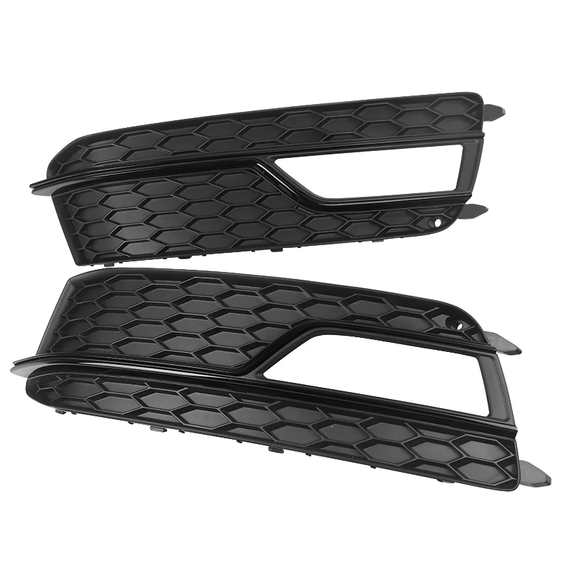 

MagicKit Fit for AUDI A5 S-LINE S5 2013-2016 Front Bumper Fog Light Grill Cover Trim PAIR