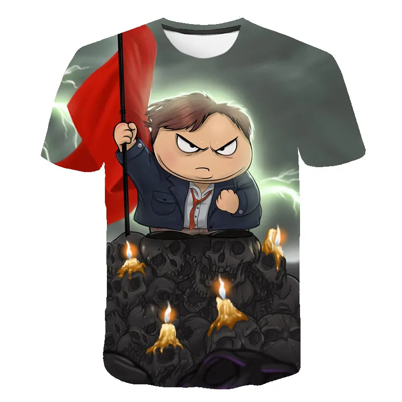 

Funny Anime pattern 3D Cartoon T-shirt Weekend leisure Kids T-Shirts for Boys Girls t-Shirts Children Clothes 2021 Casual Tops