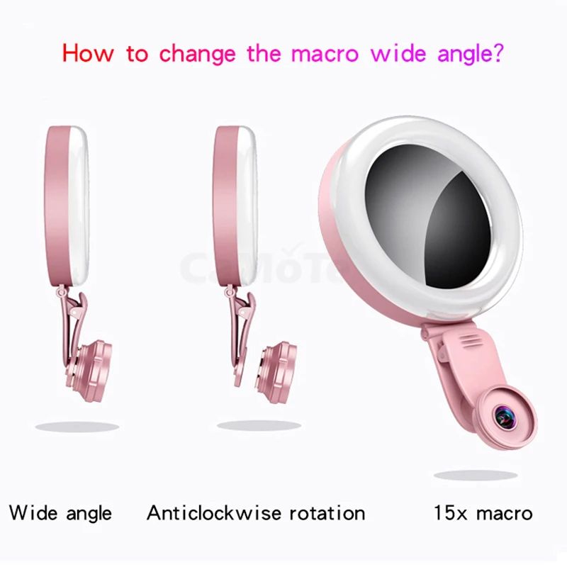 Светодиодная лампа 20x с широкоугольным планшетом светодиодная для макияжа