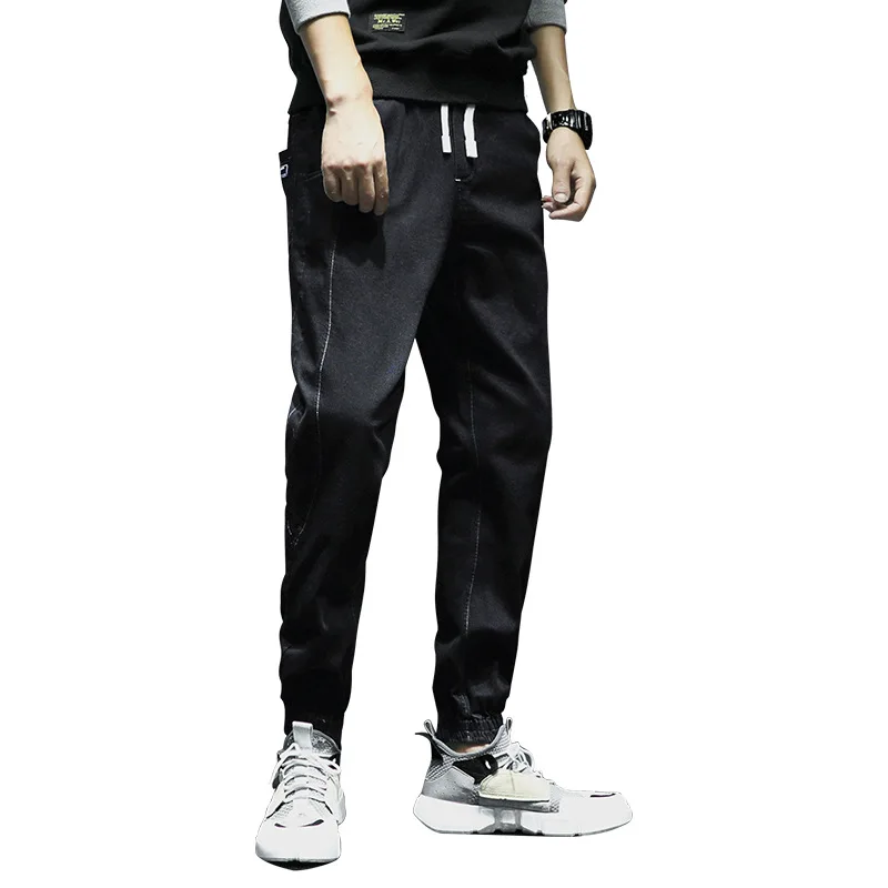 

Business Fashion Jeans For Men 2020 Plus Size Casual Denim Trousers Pants Men Spring Autumn Jeans Men Slim Fit Men's Pants Black