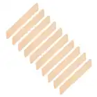 Прочные палочки для ушей из натурального дерева, палочки для воска ручной работы, аппликатор воска для бровей оптом, маленькие палочки для удаления волос в форме ромба, микрощетка