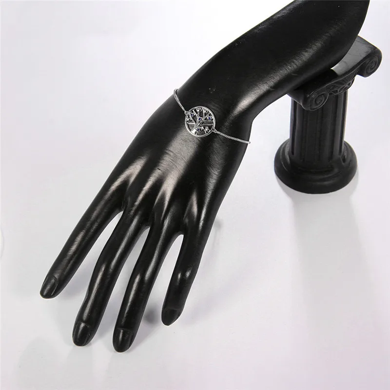 CodeMonkey 2020 Новинка 100% Настоящее серебро 925 пробы Древо жизни браслет простой дизайн