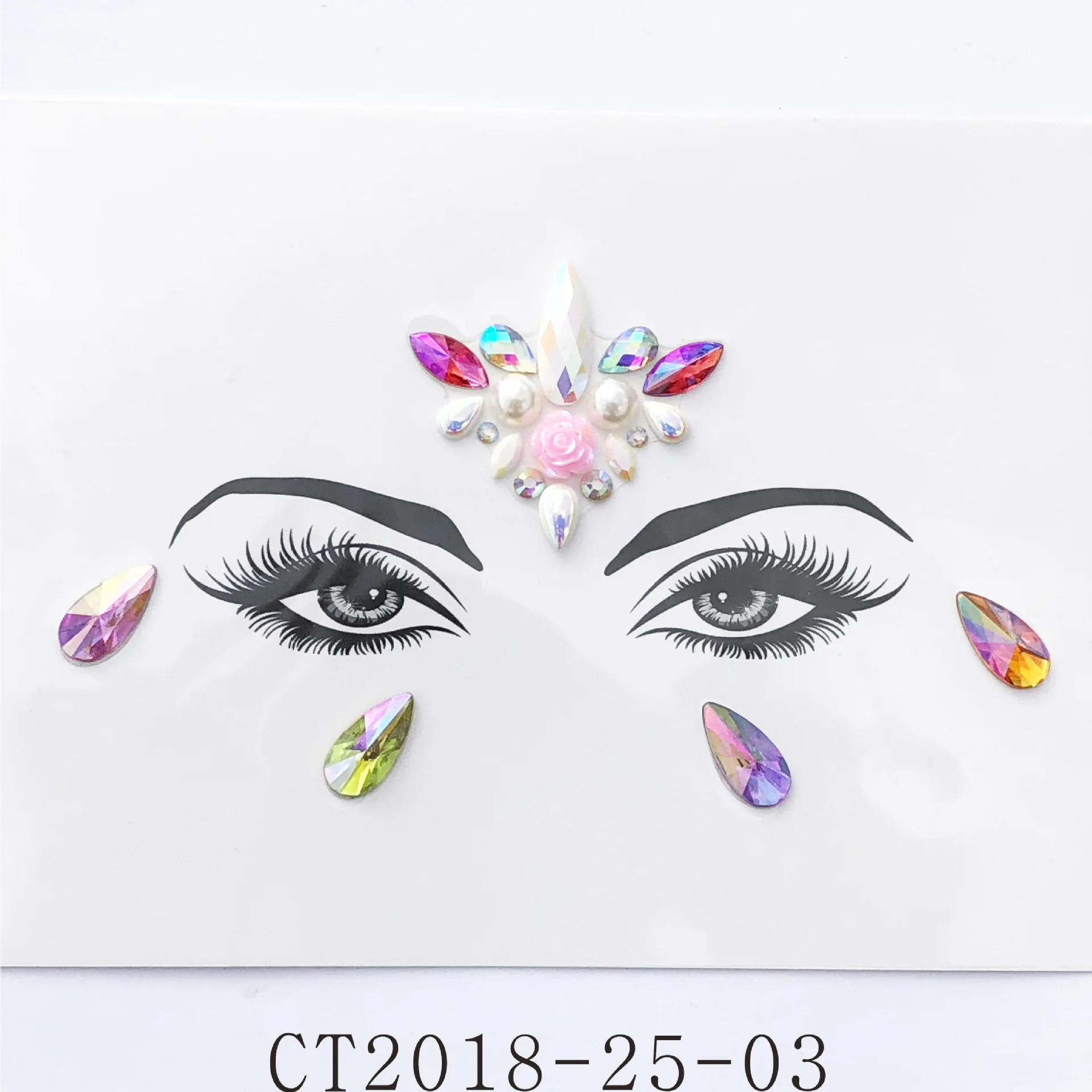 

Mixed Color Changing Jewelry Gold And Silver Crystal Drill Irregular Shape Eye Drill Face Drill DIY Acrylic Drill Accessories