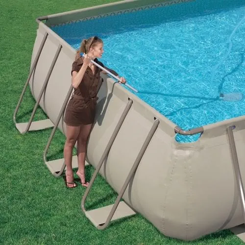 Набор для ухода за бассейном 80 дюймов ручной пылесос скиммер 58013|pool cleaning|swimming pool