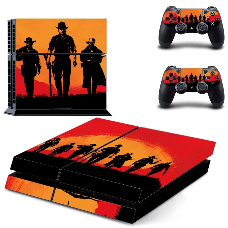 

Red Dead Redemption PS4 Skin Sticker for Playstation 4 Console & 2 Controllers Decal Vinyl Protective Skins Style 1