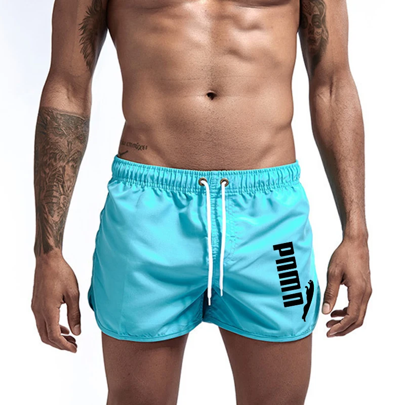 

2021European and American trend summer men's swimsuit shorts beach wear swimming trunks swimming trunks breathable beach surfing