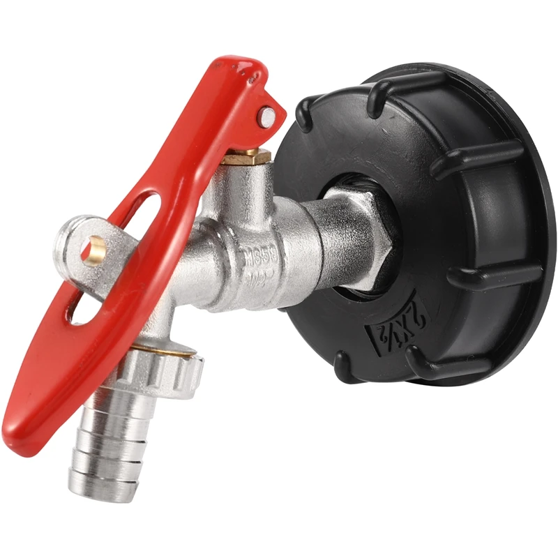 IBC Tote Tank Food Grade Drain Adapter 1/2 Inch Garden Hose Lockable Faucet Water Connector Replacement | Инструменты