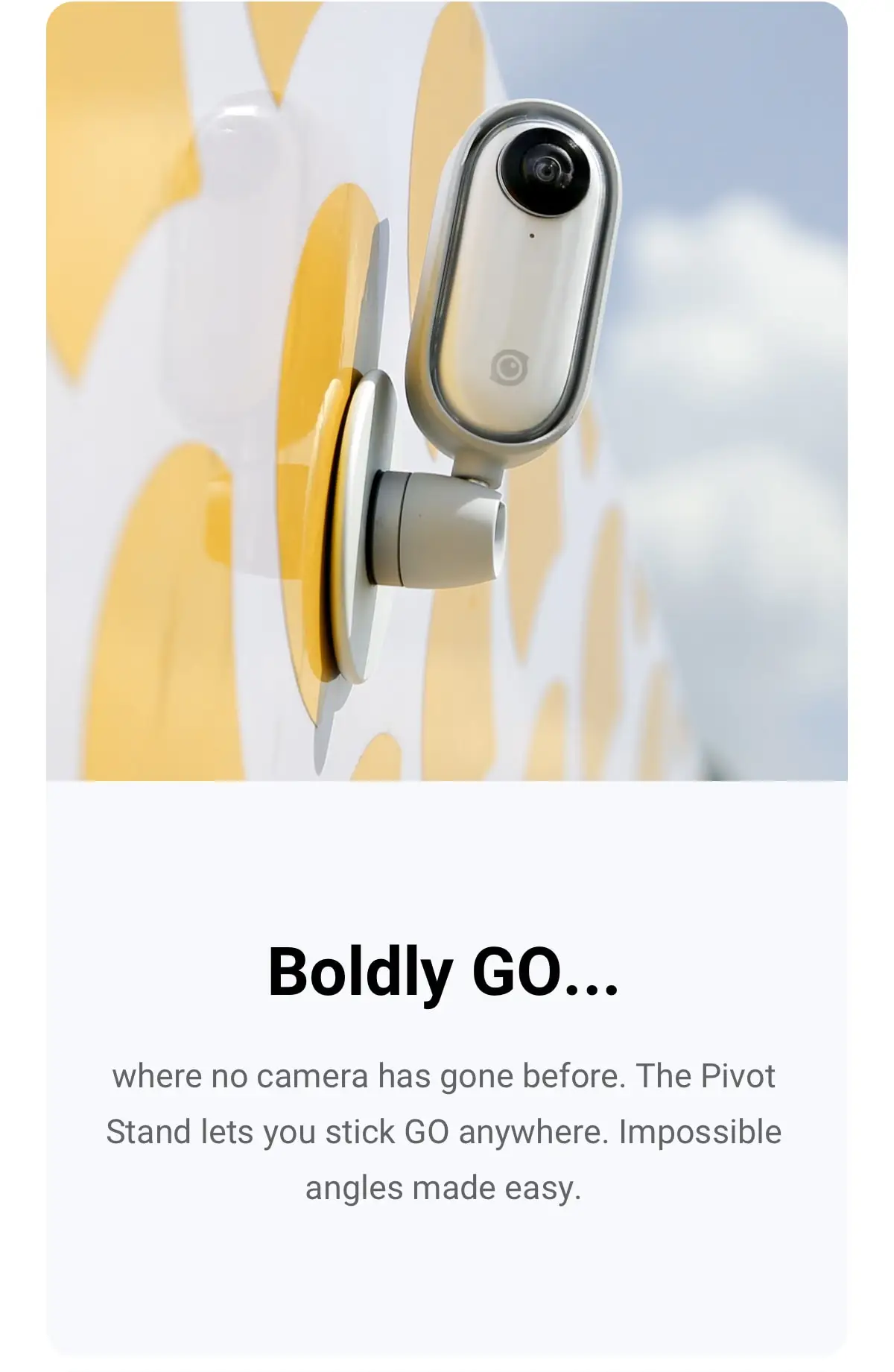 Insta360 GO Экшн-камера AI с автоматическим монтажом стабилизированная камера Splashprooof FlowState стабилизация Cam PK Gopro hero 6 7
