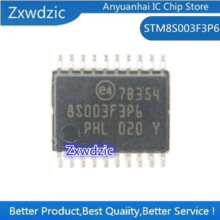 

5 шт. STM8S003F3P6 TSSOP-20 8S003F3P6 TSSOP20 STM8S003 TSSOP новый и оригинальный IC