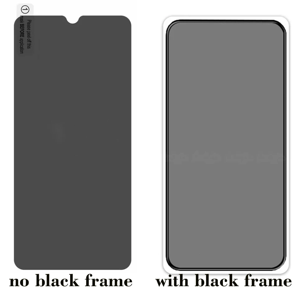 10Pcs/Lot Full Cover Anti-Spy Tempered Glass For OPPO Reno 2 3 4 5 6 7 Z Rone 6.6 6.4 Anti-Peep Privacy Screen Protector Glass