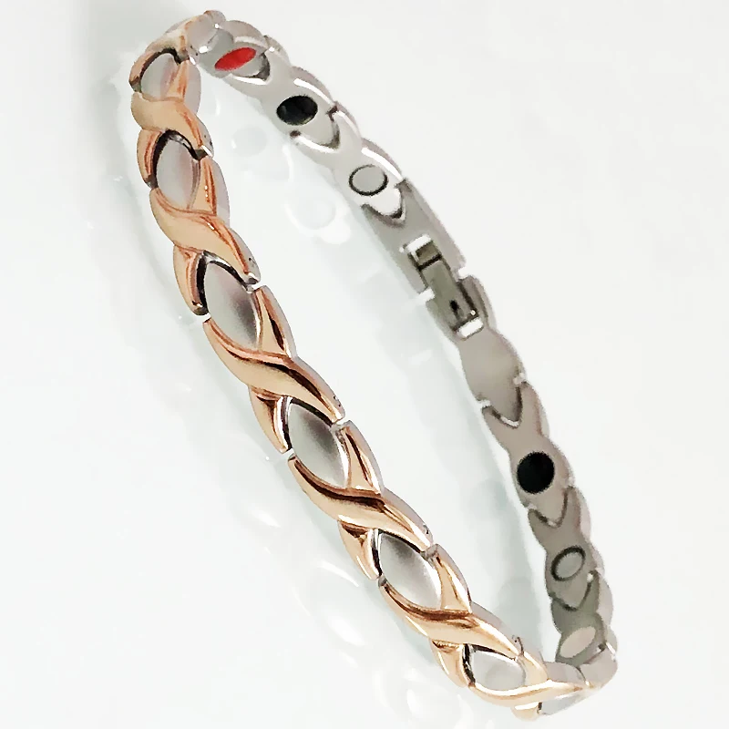 Терапевтический магнитный браслет для мужчин нержавеющая сталь мужской Парные