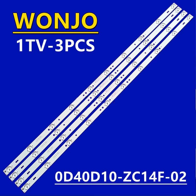 Lâmpada para Panasonic Tira Backlight Ic-d-hwbj40d660 Tx-40es400b Tx-40es500b Tx-40fs503b Tx-40esw504b V400hj9-md1 Md2 ed 8 40”tv