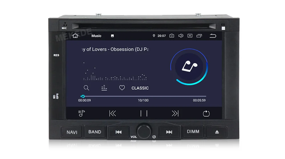 MEKEDE PX5 4+ 64G android 9,0 Автомобильная dvd-навигационная система плеер для peugeot 3005 3008 5008 автомобильный радиоприемник Мультимедиа Стерео 8 ядер