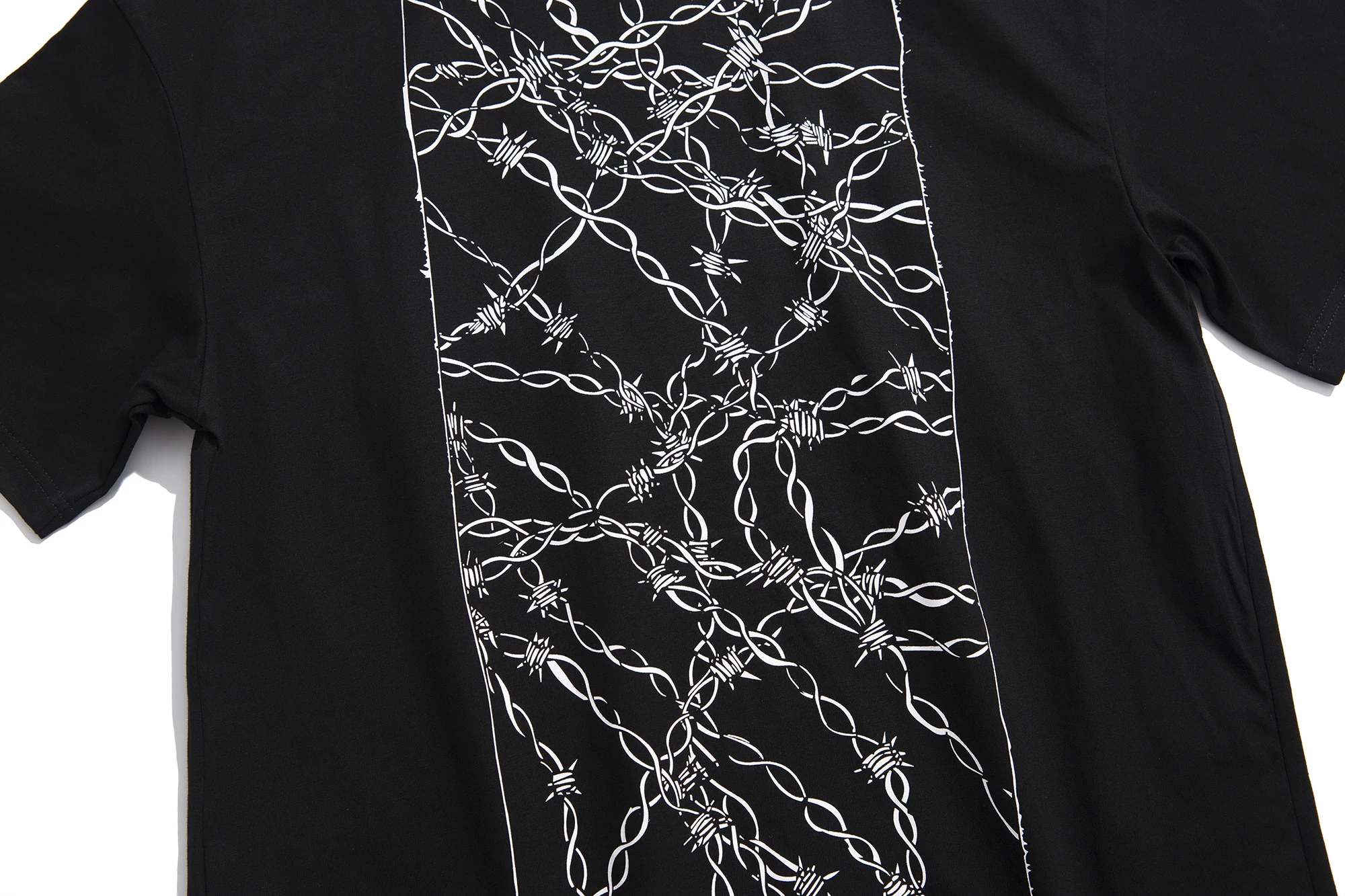 

ZCSMLL Summer women casual tops ins loose niche printing black short-sleeved t-shirt for women and men 2021 fashion