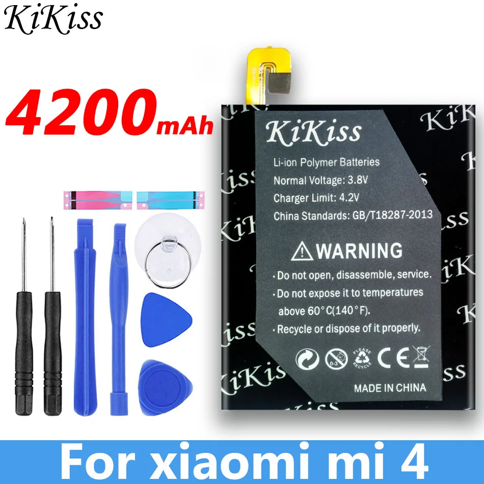 4200 мАч BM32 батарея для Xiaomi Mi 4 M4 Mi4 16 Гб 64 BM 32 Сменные Аккумуляторы телефонов