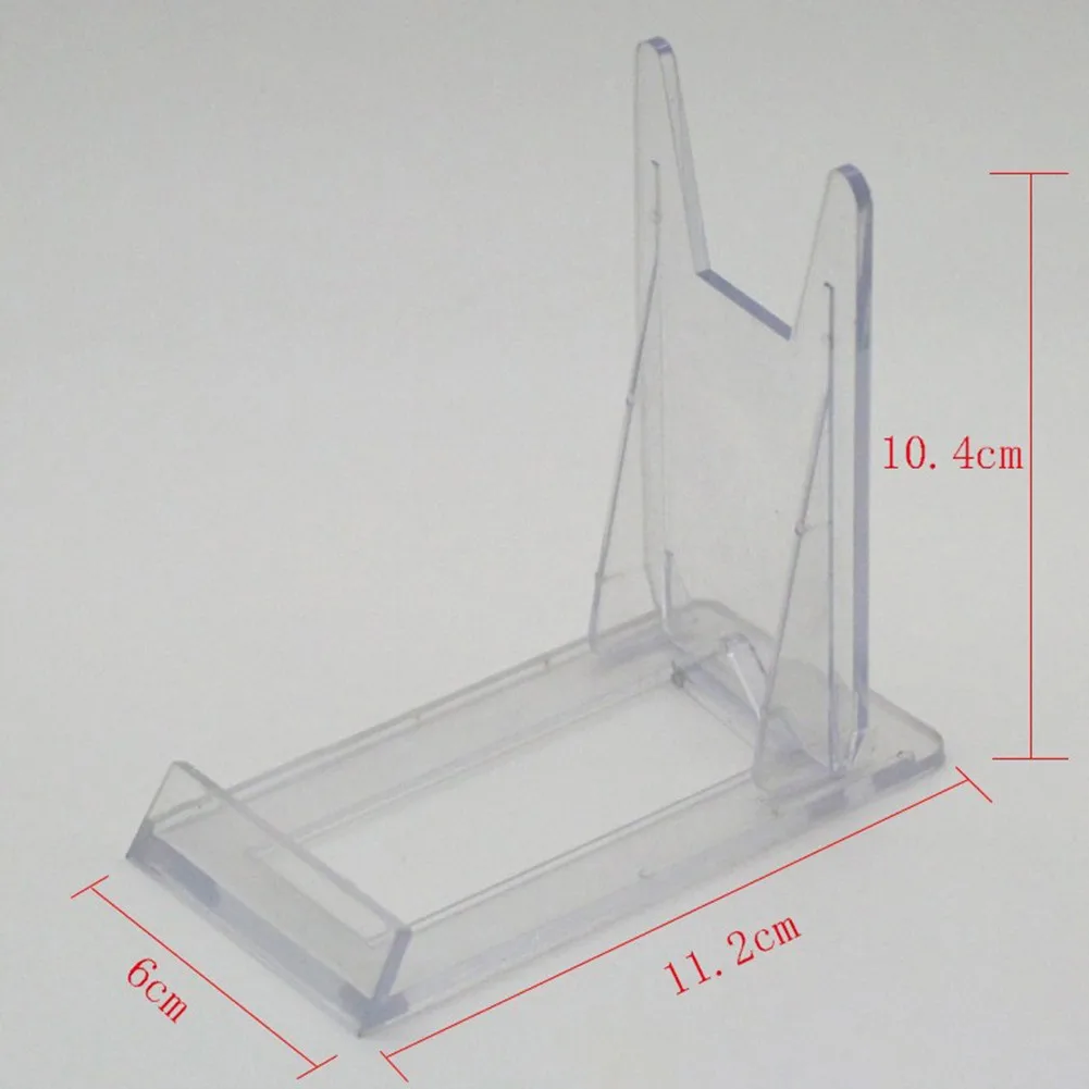 

2*plastic Adjustable And Fixed Easel Board Picture Stand Display Stand Stand 10.4*11.2*6cm Acrylic With Good Transparency