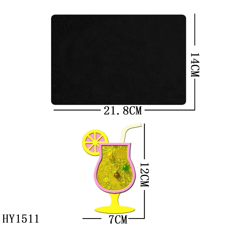 

Wine glass Shaker Toys Mould Cutting Dies HY1511Wooden Dies Suitable for Common Die Cutting Machines on the Market