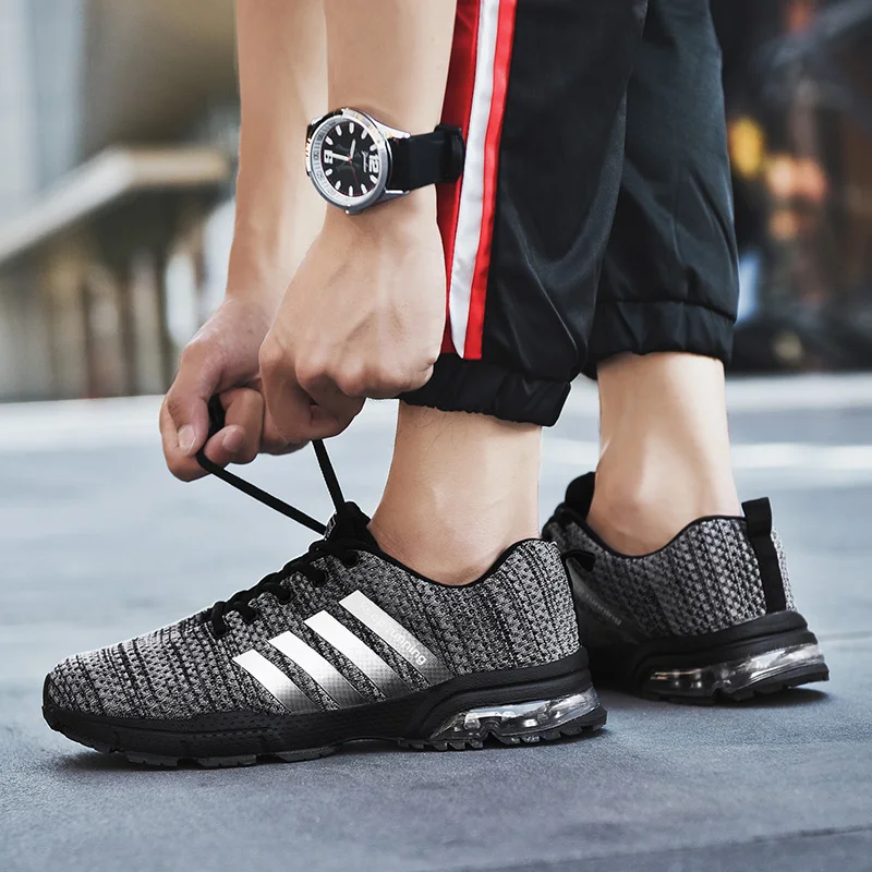 2019 повседневная мужская обувь мужские легкие кроссовки для бега с сеточкой