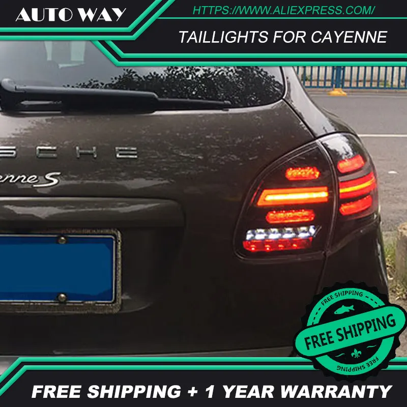 Автомобильный Стильный чехол для Porsche Cayenne S задние фонари 2011 2014 все светодиодный