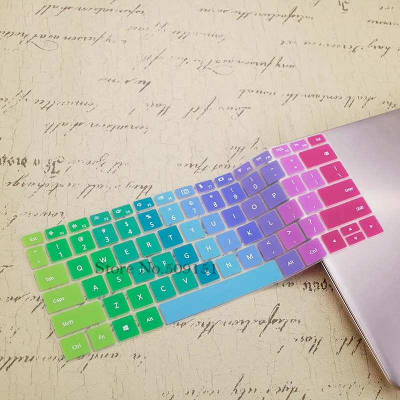 Rainbow 13,9 дюймов силиконовая для ноутбука клавиатура защитная кожа чехол для HUAWEI MateBook X Pro 13," ноутбук - Цвет: Rainbow