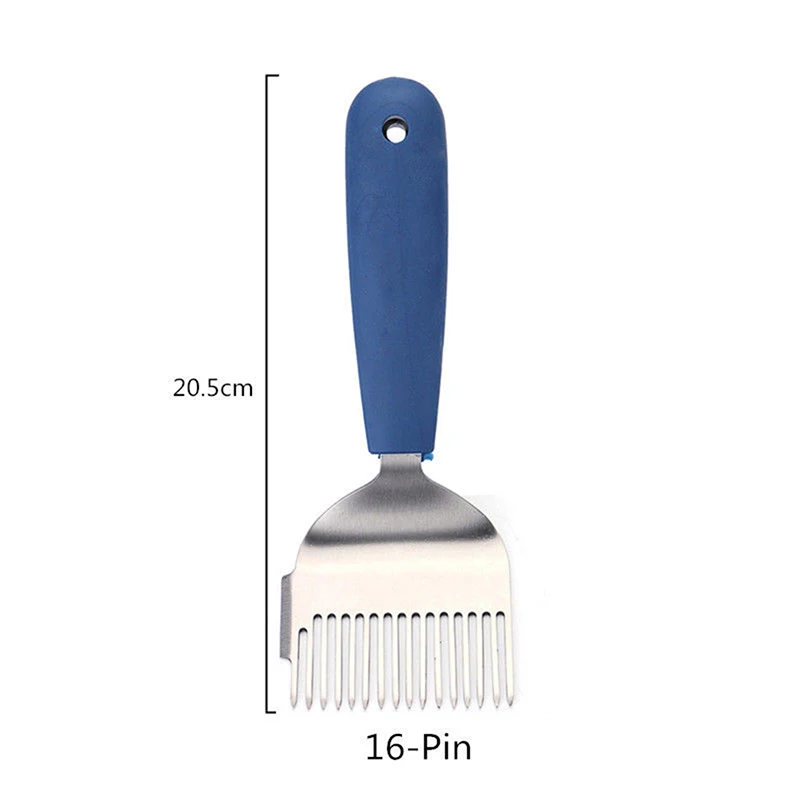 

Beekeeping Tool Rubber handle Uncapping Forks Suitable for Honey Honeycomb Scraper Rubber Handle Tool Gardening Style