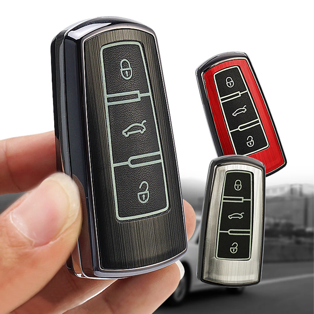 

Aluminum Alloy Car Key Cover Case Shell For VW Volkswagen Golf 4 5 6 7 MK7 Passat CC B6 B7 B8 Magotan R36 B5 B7L Car Accessories