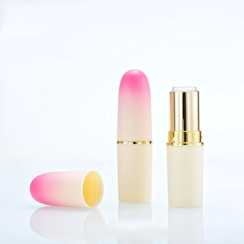 1 шт. пустой тюбик для губной помады в форме пули 7 цветов на выбор пластиковый