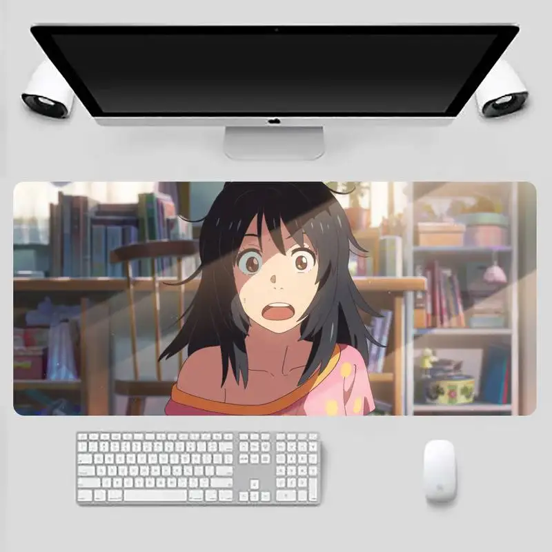 

Anime your name Beautiful Anime Mouse Mat Desk Table Protect Game Office Work Mouse Mat pad X XL Non-slip Laptop Cushion