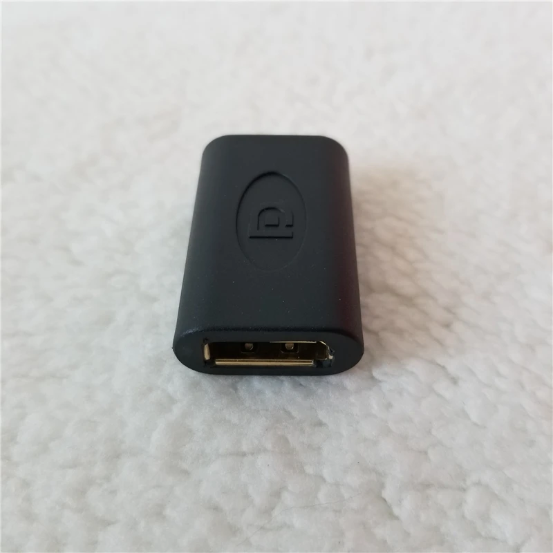 DC Дисплей порт адаптер Мама мама Конвертер Разъем черный для DP расширения данных