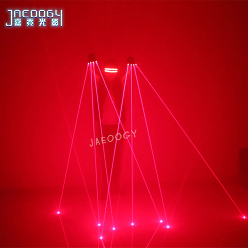 2020 Новинка Бесплатная доставка красные лазерные перчатки с 4 шт. 650nm лазерный