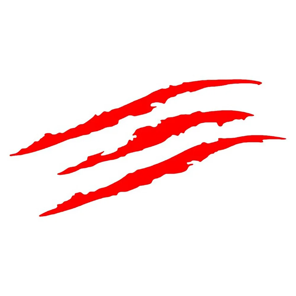 Забавная коготь полоска от царапин светоотражающие автомобильные Наклейки для