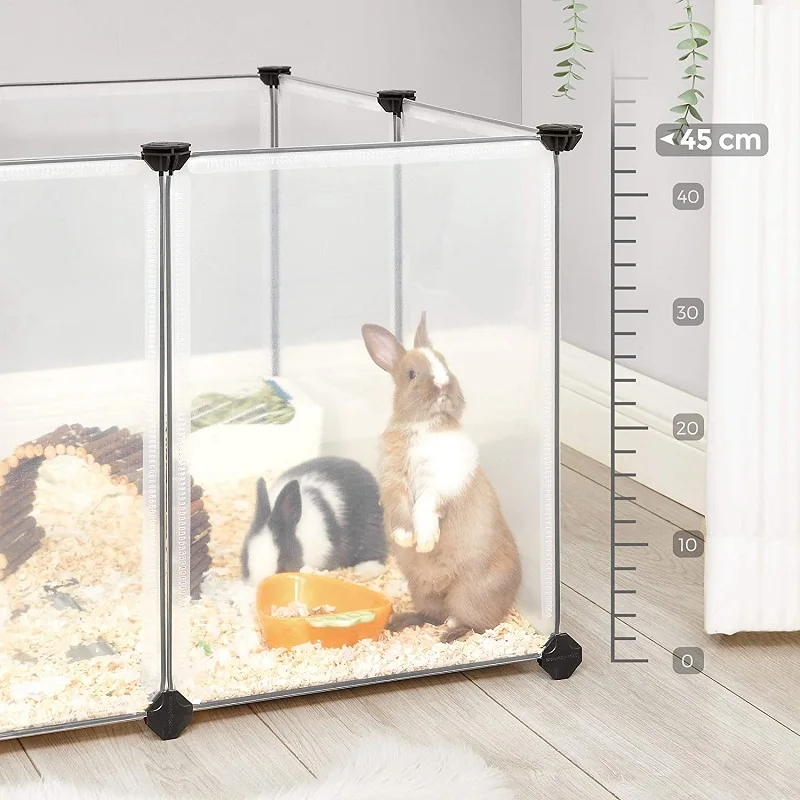 DIY Fence Dogs Aviary for Pet Fitting Cat Indoor Outdoor Playpen Cage Dog Playing Rabbit Puppy Kennel House Supplies | Дом и сад