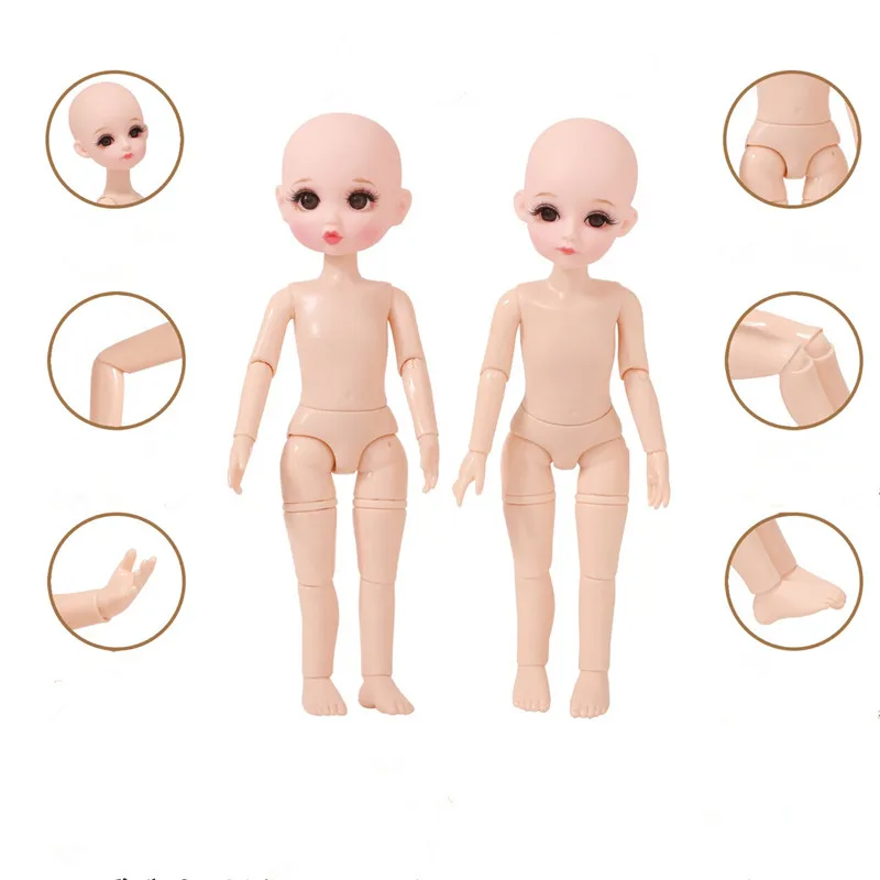 30 см BJD принцесса кукла 3D глаза 16 суставов подвижное 1/6 платье куртка брюки