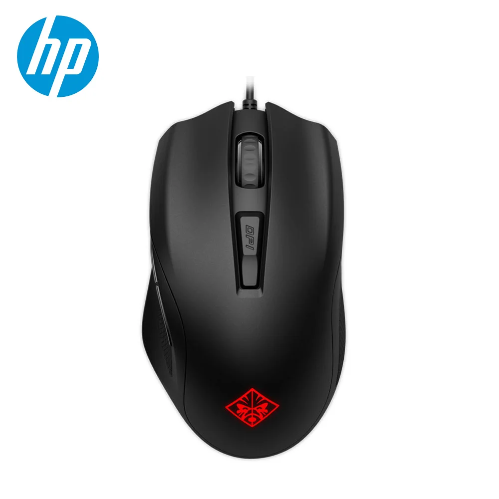 Hp OMEN400 профессиональная Макросъемка, игровая мышь 5000 dpi, 8 цветов, светодиодный, с подсветкой, Проводная игровая мышь для ПК, компьютера, ноутбука, мыши Pro Gamer