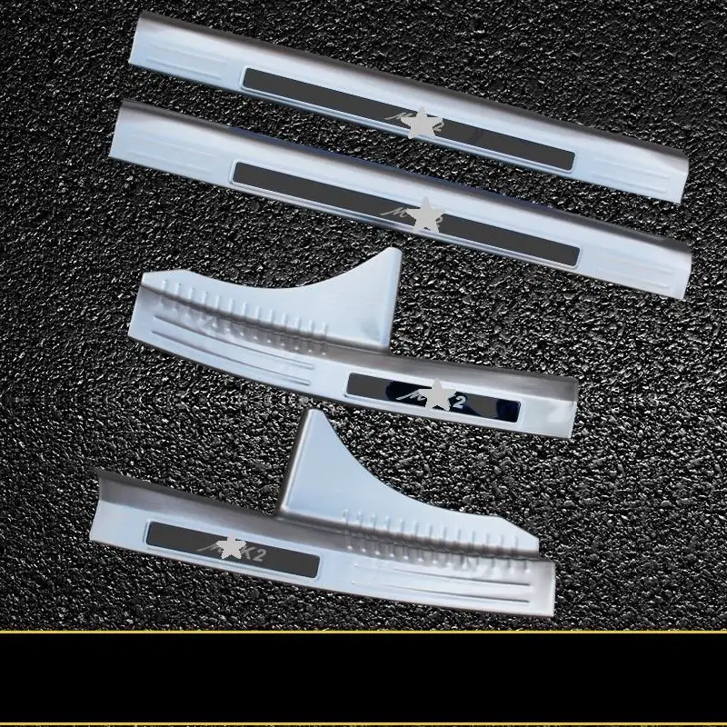 Модифицированная Хромовая Автомобильная педаль для ног дверные ручки внешние