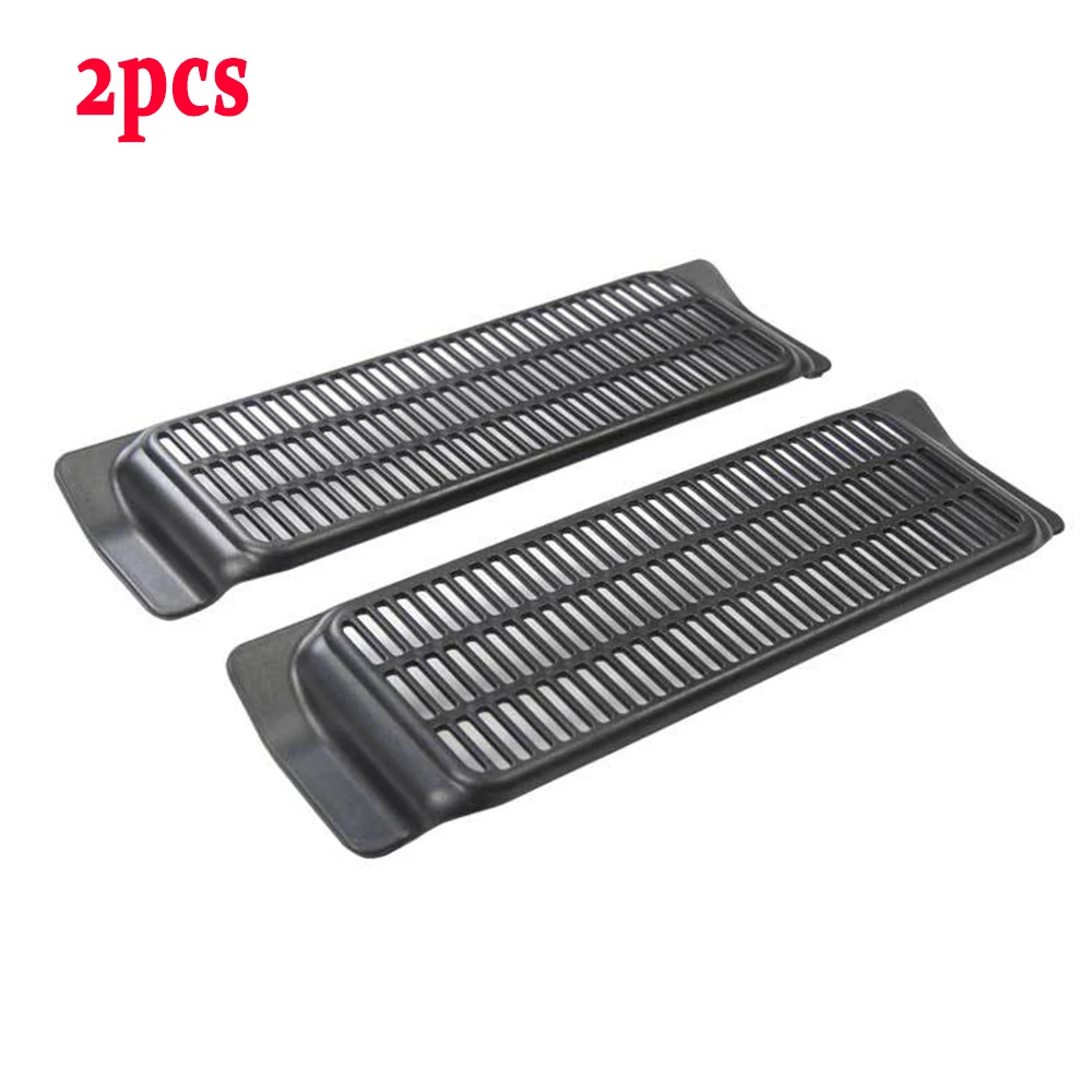 

2pcs Car Air-Flow Vent Protection Cover Black Vent Cover Car Interior Replacement For Tesla Model 3