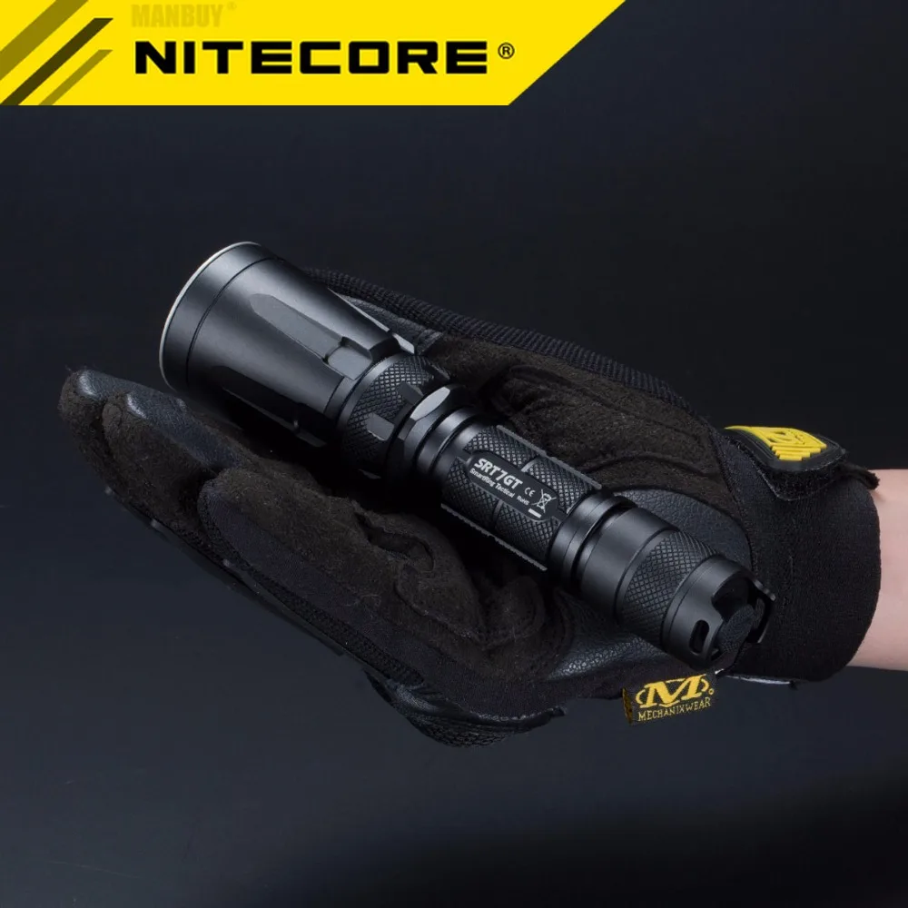 NITECORE 5 цветов RGB + УФ светильник SRT7GT Перезаряжаемая батарея CREE XP-L HI V3 лм умное