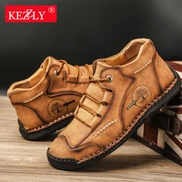 explosion hot mens outdoor casual mens boots plus size hand stitched mens shoes