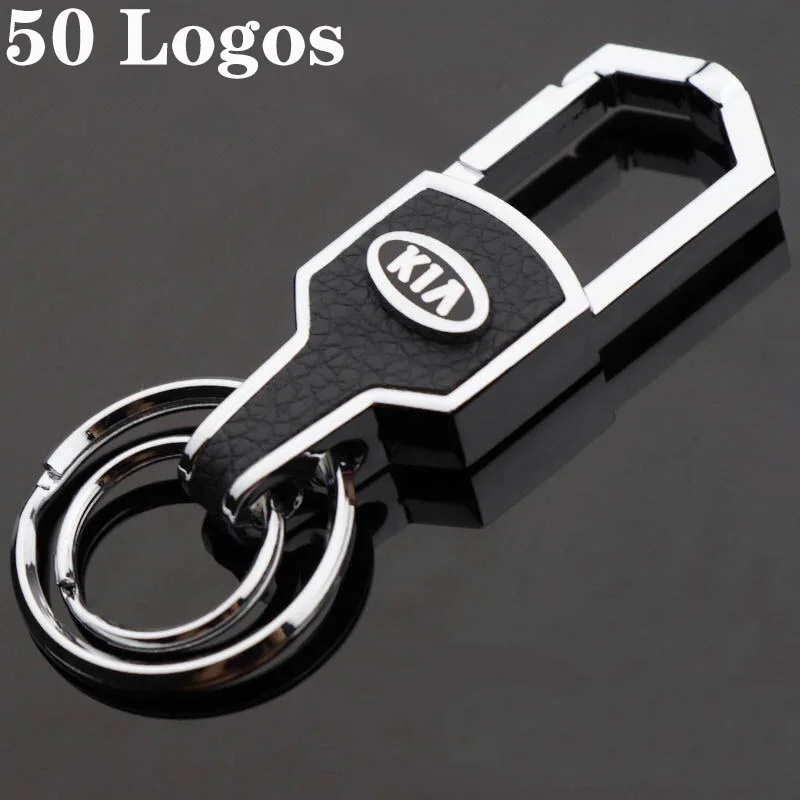 

Alloy Logo Car Keychain Keyring Metal Key Chain Auto Accessories For KIA MG HONDA TOYOTA BMW Mercedes Audi Ford Volkswagen Mazda