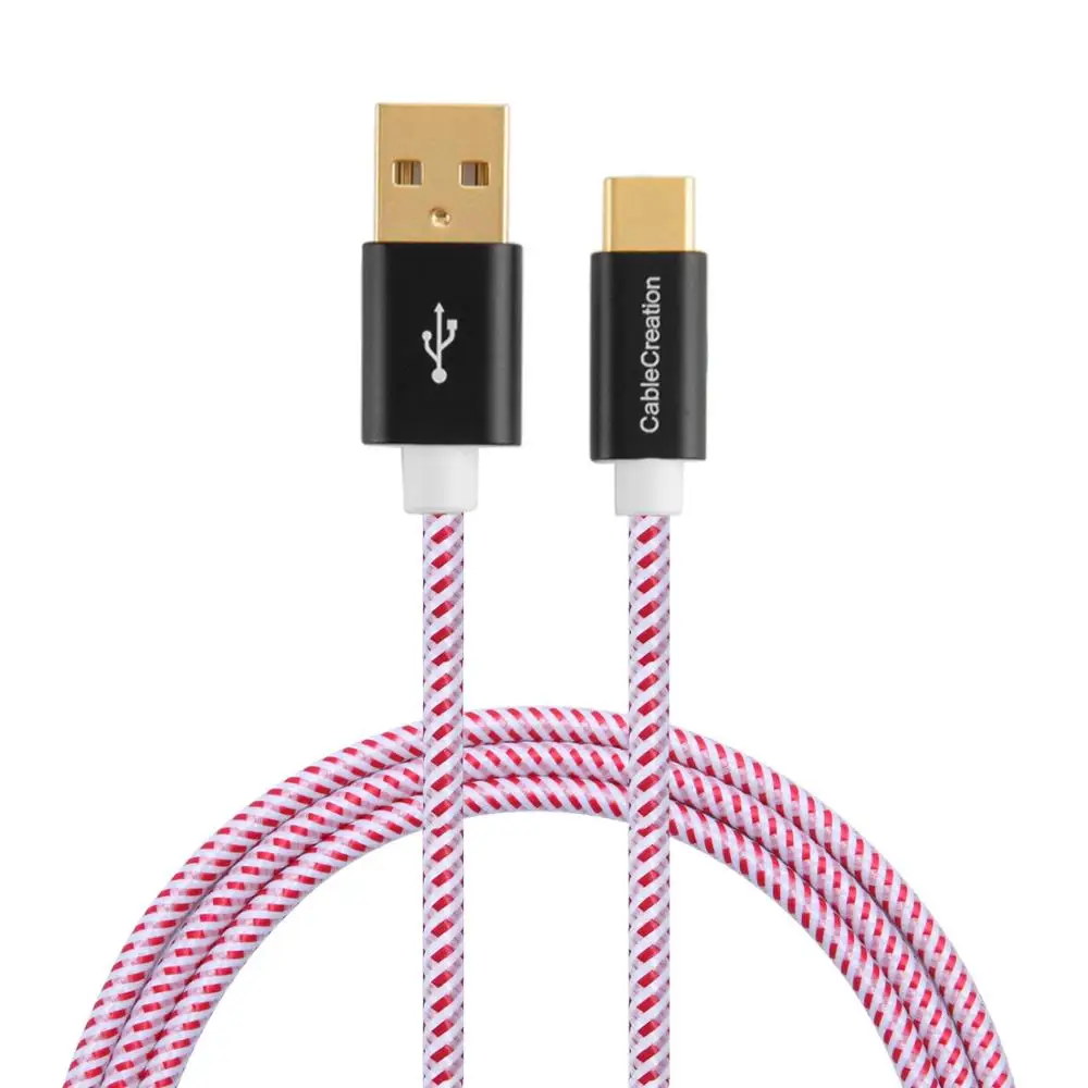Кабель USB Type-C CableCreation плетеный стандартный кабель A совместимый с Nexus 5X /6P Новый