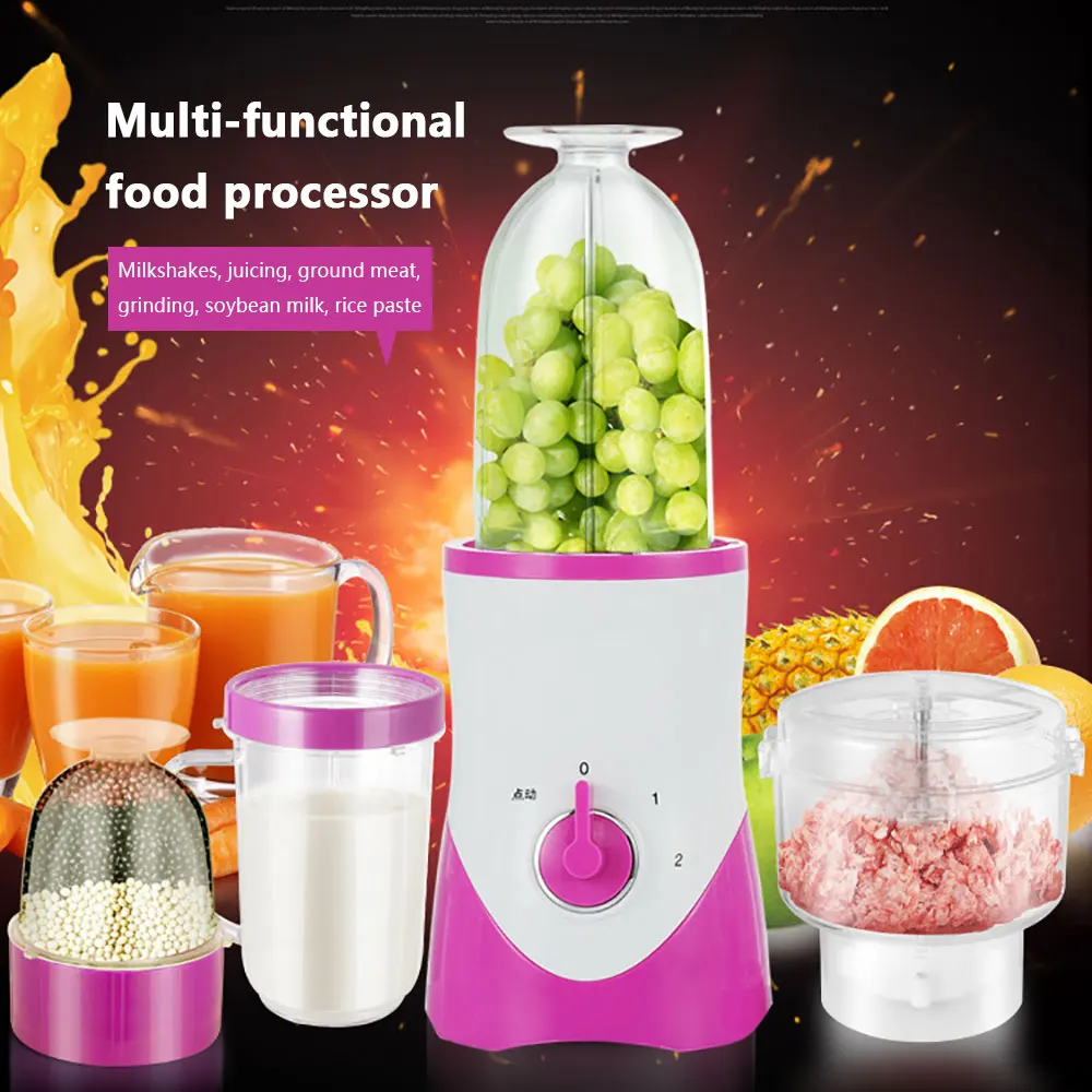 

Blender Mixer Stir Fruit Vegetable Rice Paste Ground Meat Grinder Food Processor Cooking Machine Soybean Milk Shake Juicer 218W