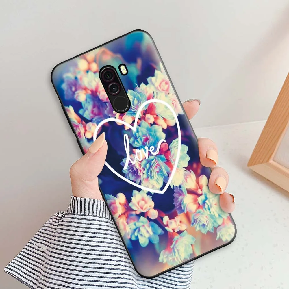 mous wallet Case For Xiaomi Pocophone F1 Case Xiaomi Pocophone F1 Back Cover Soft Silicone TPU Case For Xiaomi Pocophone F1 Protective Case waterproof case for phone