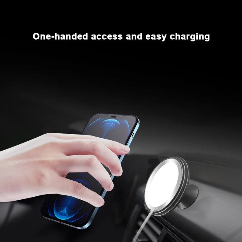 magsafe magnetic car holder for iphone 12 samsung air outlet gps car navigation phone stand holder universa car support mount free global shipping