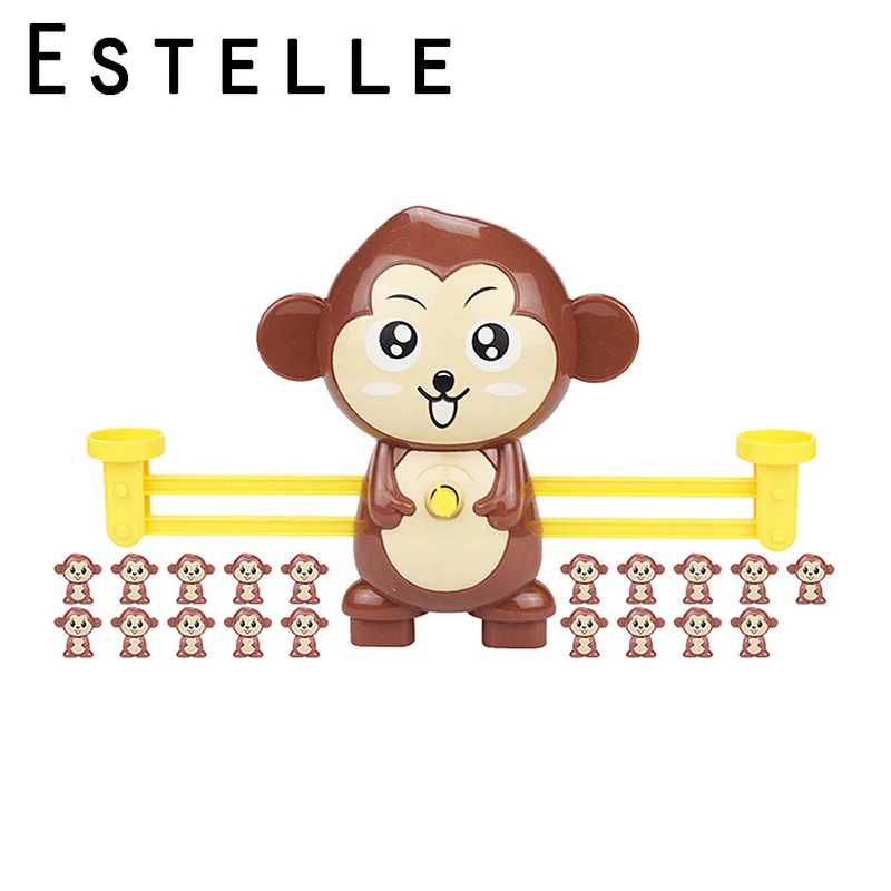 Математическая игра настольная игрушки обезьяны собаки балансирующие весы с