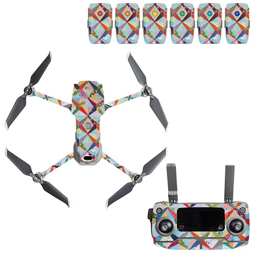 Граффити наклейка Skins Комплект для DJI Mavic 2 Drone Body sticker пустынный камуфляж наклейки аксессуары для кожи Mavic 2 PRO/Zoom