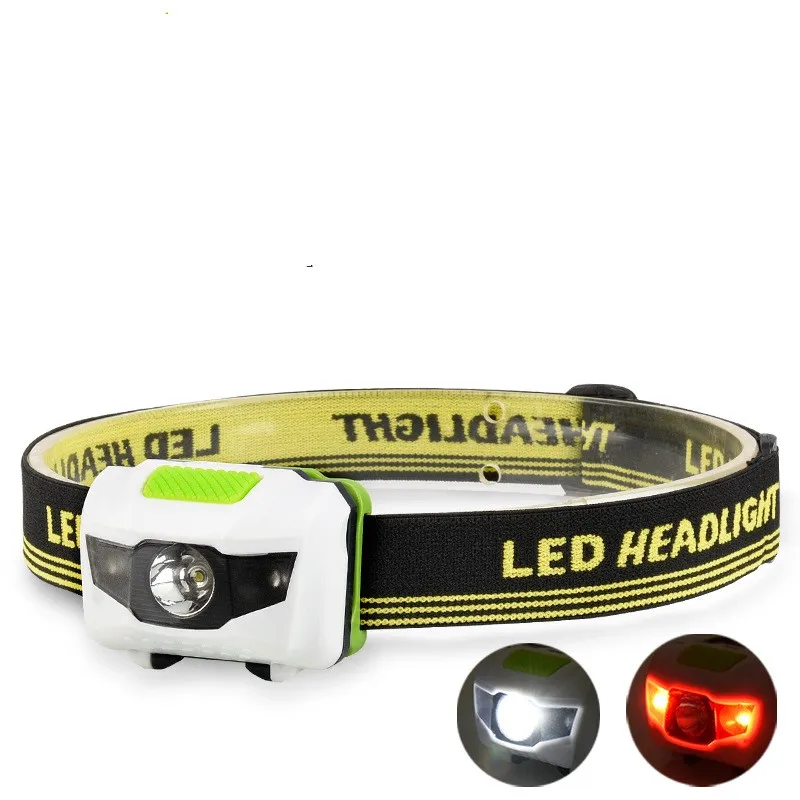 

Camping Waterproof LED Headlight Super Bright Head Torch LED Headlamp Flashlight Red/White Light Head Torch For Camping Cycling