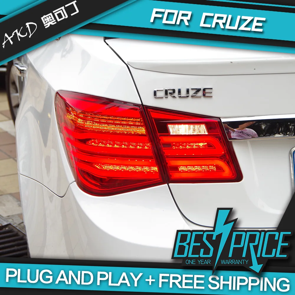 АКД автомобильного тюнинга задних фонарей для Chevrolet Cruze Задние фары светодиодный